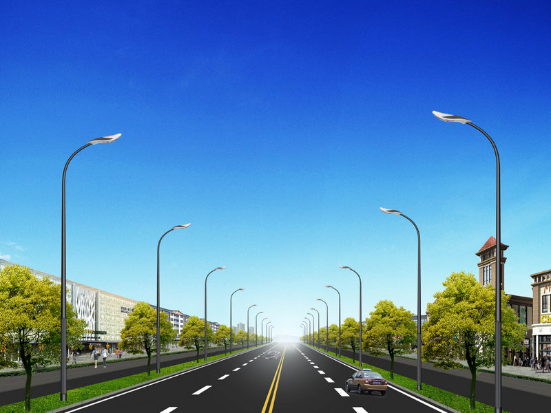 LED utcai lámpák: A zöld fény megvilágítja a jövő várost